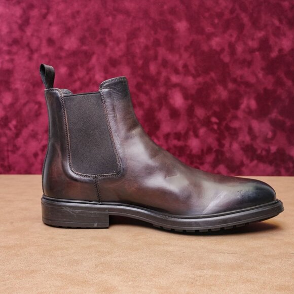 Adam Derrick To Boot New York Mens Largo Chelsea Brown Leather Boots sz 8.5 - Picture 4 of 8